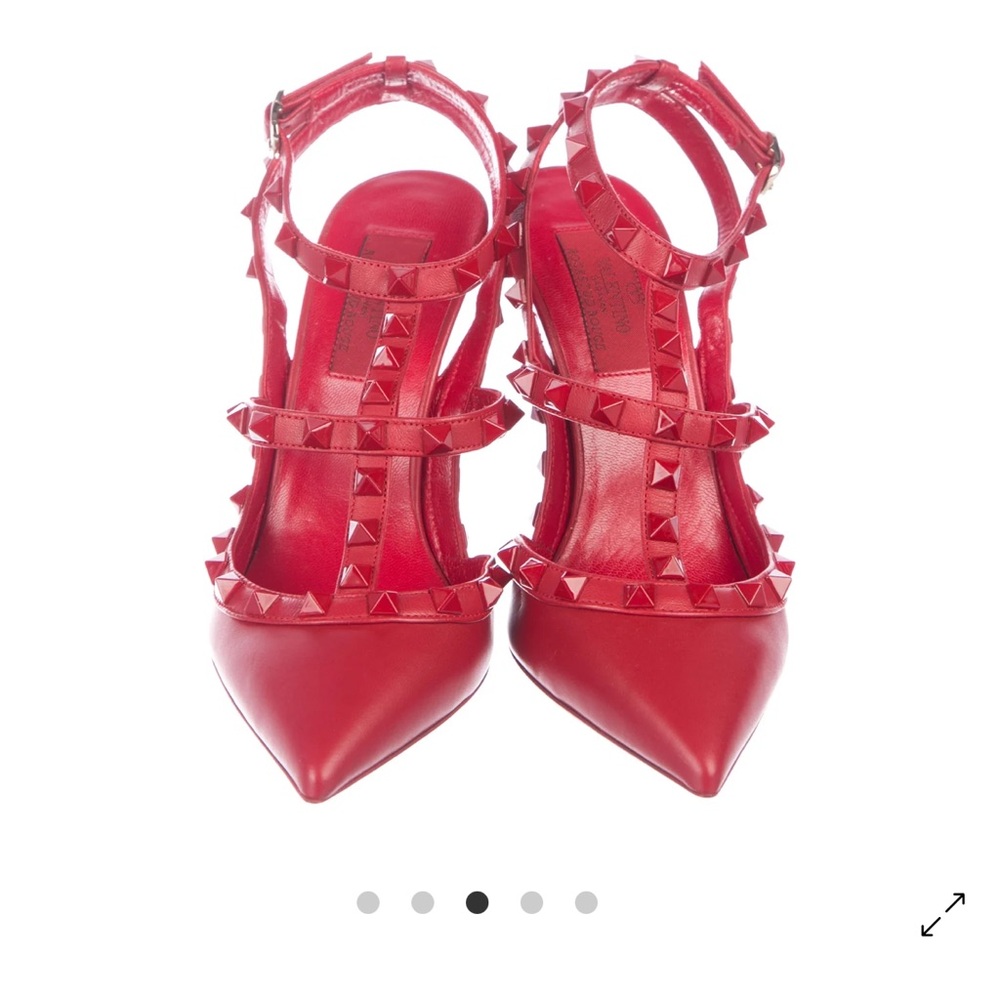 Valentino Red Studded Heels